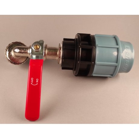 PPS redukce z 32mm na mosazný kohout