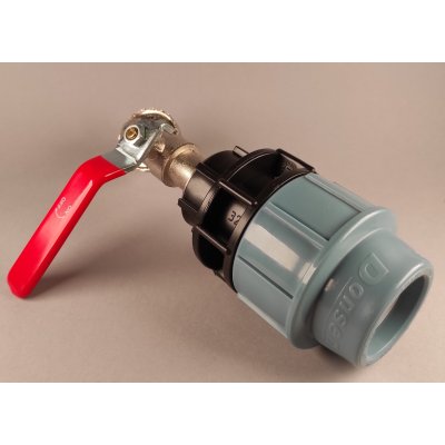 PPS redukce z 32mm na mosazný kohout