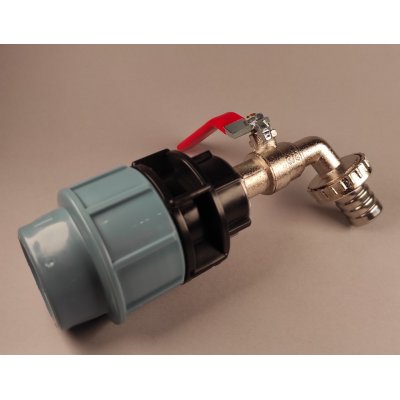 PPS redukce z 32mm na mosazný kohout