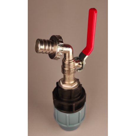 PPS redukce z 32mm na mosazný kohout