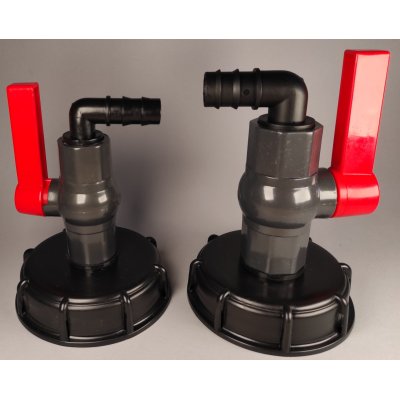 IBC redukce DN80 hrubý, plastový kohout