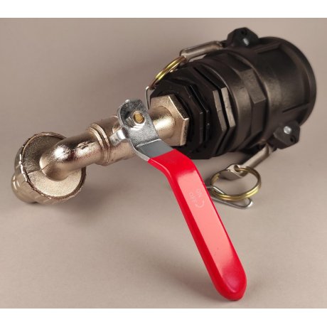 IBC redukce camlock na mosazný kohout