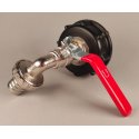 IBC redukce DN50 jemný závit BSP na 3/4" kohout mosazný