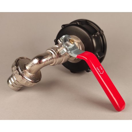 IBC redukce DN50 jemný závit BSP na 3/4" kohout mosazný