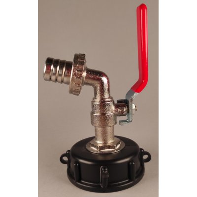 IBC redukce DN50 jemný závit BSP na 3/4" kohout mosazný