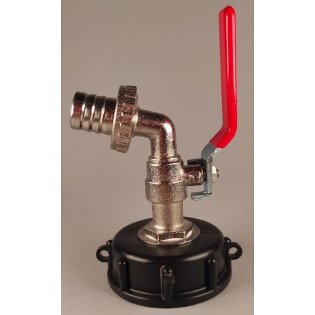 IBC redukce DN50 jemný závit BSP na 3/4" kohout mosazný