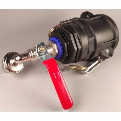 IBC redukce camlock na mosazný kohout