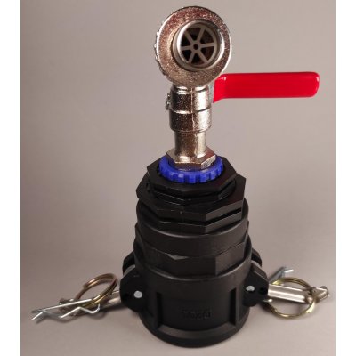 IBC redukce camlock na mosazný kohout