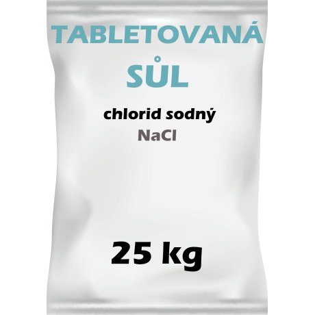 Tabletovaná sůl do bazénu 25kg