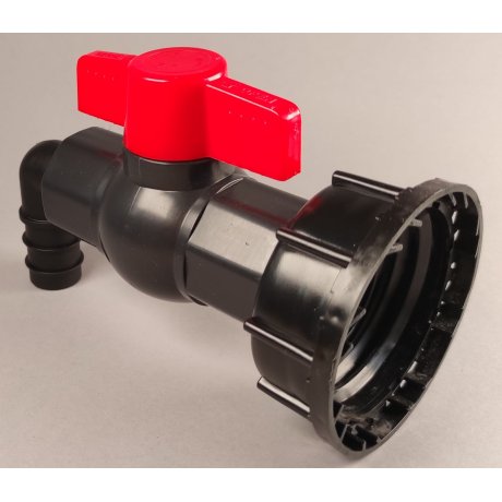 IBC redukce DN50 hrubý, plastový kohout 1"