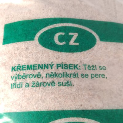 Filtrační písek do bazénové filtrace