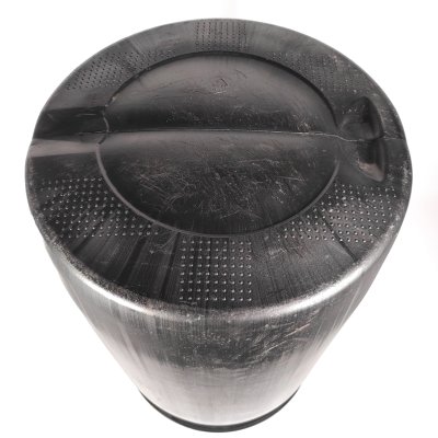 sud plastový 220L odříznutý černý | www.nadrze.navsechno.cz