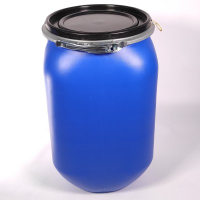 sud plastový 60L pákový uzávěr hranatý modrý | www.nadrze.navsechno.cz