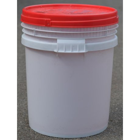 sud plastový 40L šroubovací bílý po tabletách do bazénu | www.nadrze.navsechno.cz