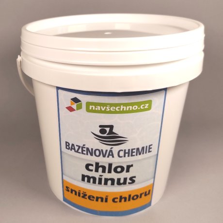 bazénová chemie NAVŠECHNO - chlor mínus
