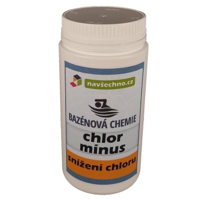 bazénová chemie NAVŠECHNO - chlor mínus