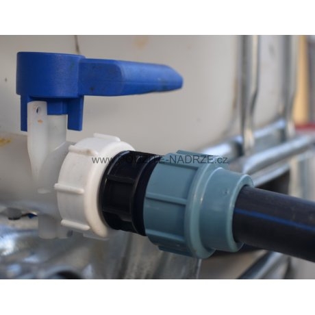 IBC redukce DN50 jemný závit na PPS trubku 32mm