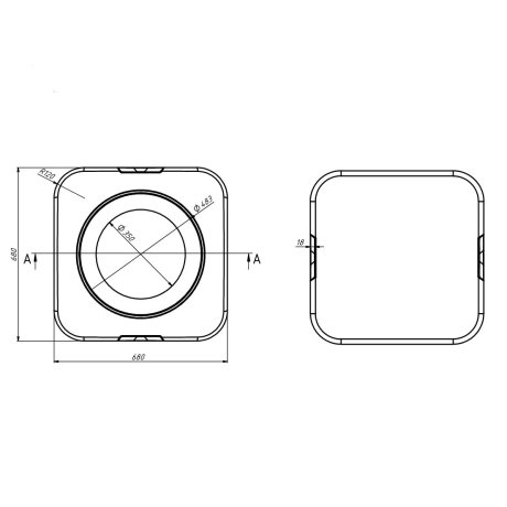 500l self-supporting plastic tank BK-500