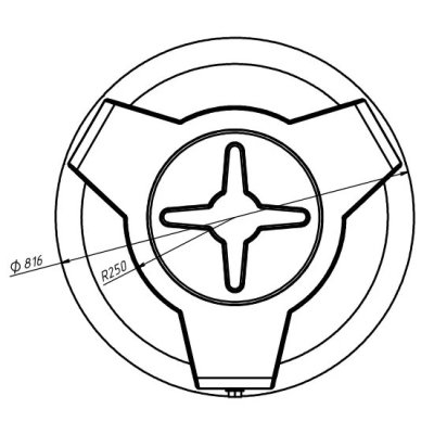 Самонесущий пластиковый резервуар емкостью 1000 л.