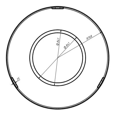3.000l zelfdragende kunststof tank