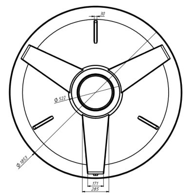 Самонесущий пластиковый резервуар емкостью 5000 л.