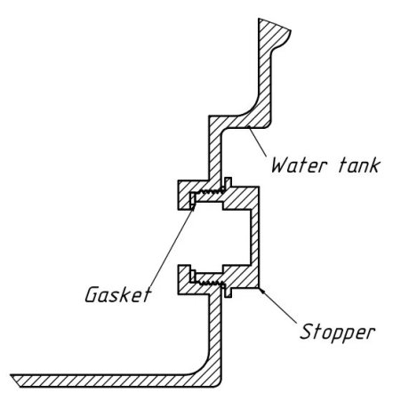 Самонесущий пластиковый резервуар емкостью 5000 л.