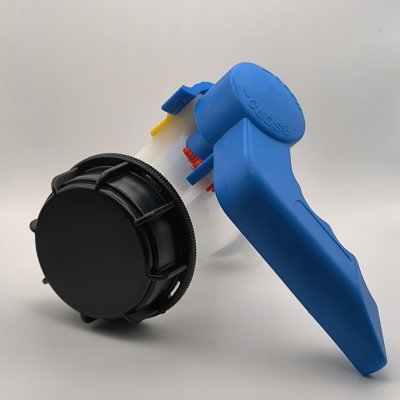 копие на IBC винтов кран 62 mm / DN 50 груба резба S60x6