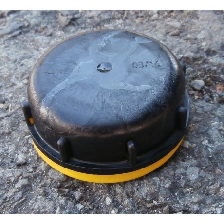 Tapa (atípica: Din 71) DN60 para algunos bidones y tanques IBC con rosca gruesa NUEVA