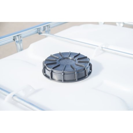 IBC nádrž 600L NOVÁ natur 15cm na dřevě