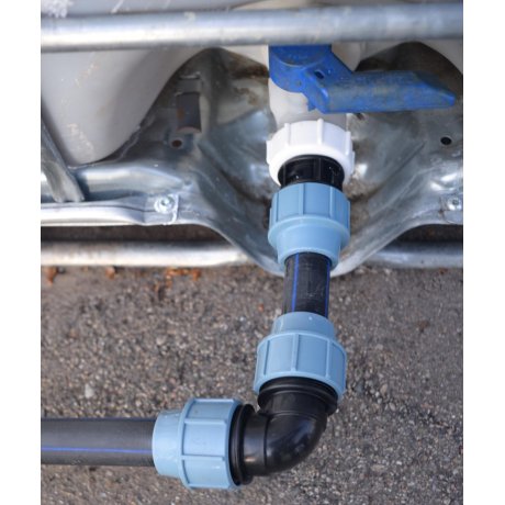 IBC redukce DN50 jemný závit na PPS trubku 32mm