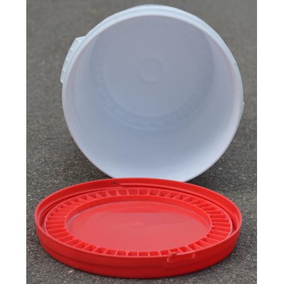 sud plastový 40L šroubovací bílý po tabletách do bazénu | www.nadrze.navsechno.cz