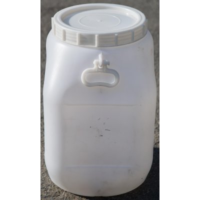 sud plastový 50L hranatý šroubovací natur po tabletách do bazénu | www.nadrze.navsechno.cz