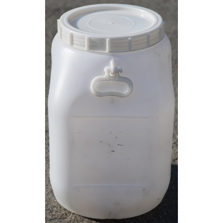 sud plastový 50L hranatý šroubovací natur po tabletách do bazénu | www.nadrze.navsechno.cz