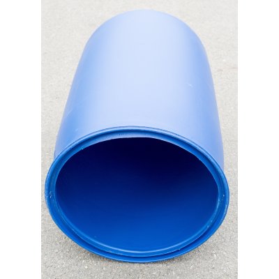 sud plastový 220L modrý odříznutý | www.nadrze.navsechno.cz