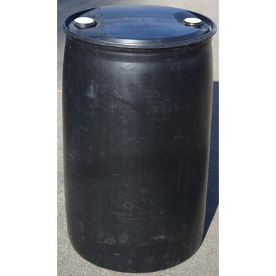 sud plastový 220L černý na kapaliny antistatický | www.nadrze.navsechno.cz